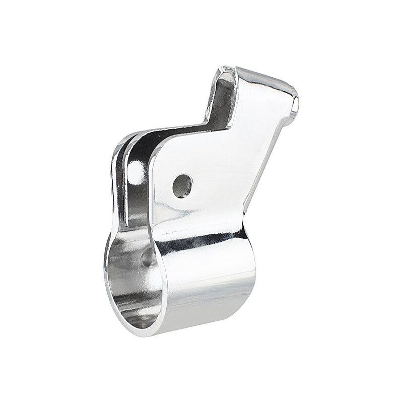 Lever holder left with thread - chrome