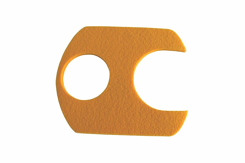 Babetta 207 tank felt - yellow