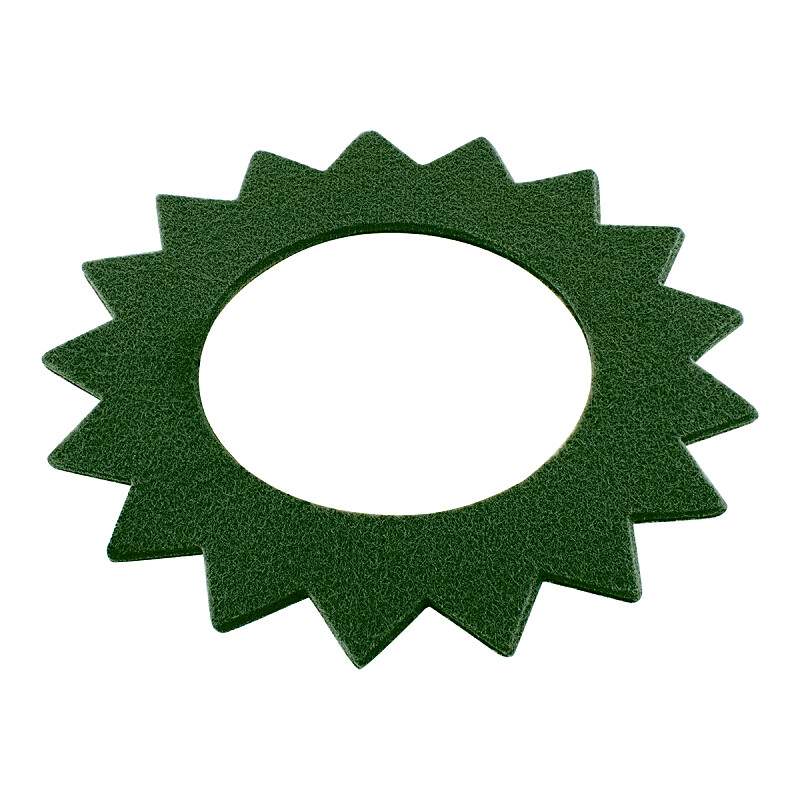 JAWA tank plug felt - green