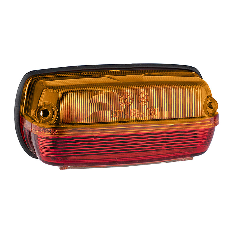 Rear light cover with rubber Pav, ČZ red/orange