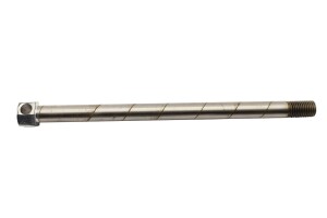 Front wheel axle Jawa Pérák - chrome