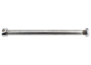 Rear wheel axle ČZ 502 with nut - chrome