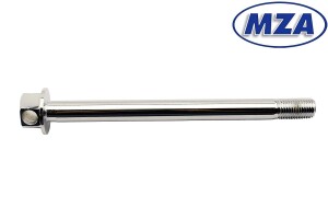 Rear wheel axle Simson - chrome - MZA