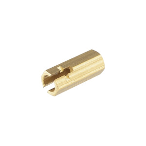 Fuel cock control ČZ scooter - brass