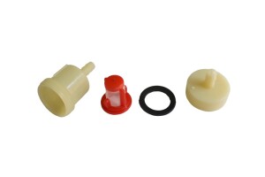 Round fuel filter - detachable