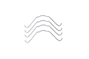 Parabolic dish glass springs Pérák - 4pcs