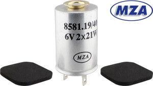 Flasher switch 6V 2x21W Simson - MZA