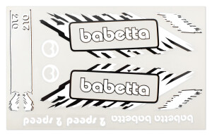 Babetta sticker set - white