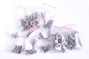 Set of screws for the entire motorcycle S11 - polished stainless steel
