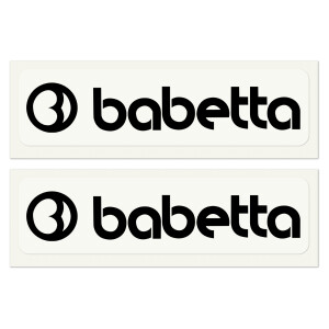 Sticker Babetta black 13.5x2.5 - 2 pcs