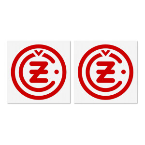 Sticker ČZ red 4cm - 2pcs