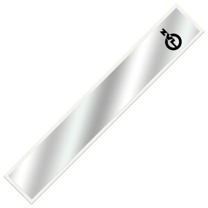 Babetta 210 tank sticker - center - silver