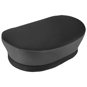 Saddle Pionýr 555 black - gray leatherette DOLARO
