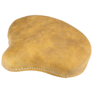 Pérák front saddle - light brown - leather - PROFI