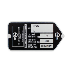 Frame label Babetta 210