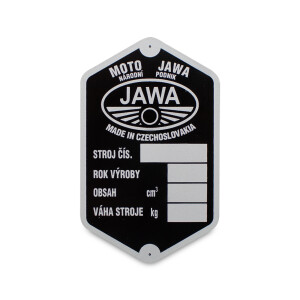 Frame label JAWA 150 Kyvačka