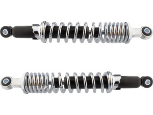 Rear shock absorber Simson - chrome-plated spring (set) - import