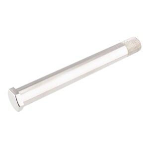 Rear footrest ČZ 125T, 150 C - stainless steel