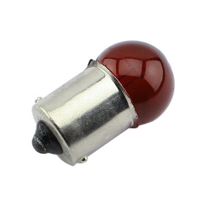 Bulb 6V 5W BA15s red