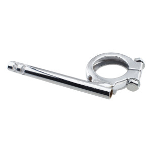 Turn signal holder front Simson S51 - chrome