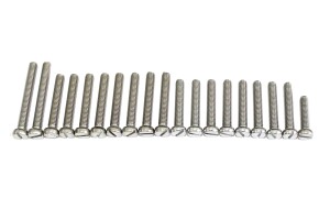 Set of engine bolts with cylinder head Simson S51 stainless steel (19pcs)