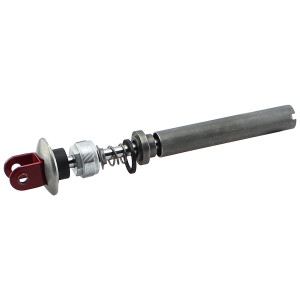 Piston rod of rear shock absorber Jawa/Kyvačka, Panelka - complete - CZ