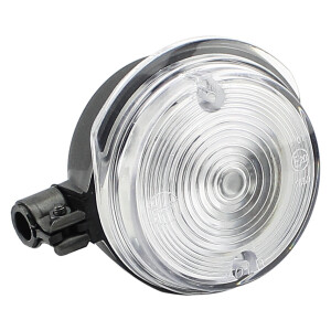 Turn signal round front Simson - clear