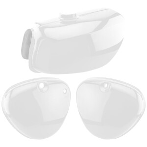 Simson S51 Elektronik Box Lid Tank - White