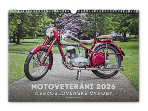Calendar Czech Motorcycles 2026 - 42x32cm