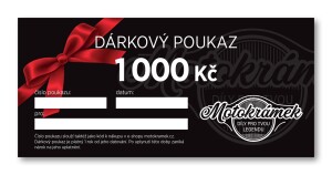 Gift voucher - 1000 CZK