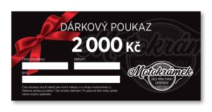 Gift voucher - 2000 CZK