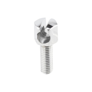 Front brake cable retainer Pérák - chrome