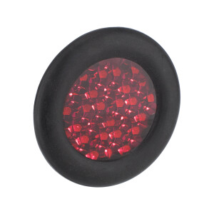 Reflector in the rear fender rubber - glass