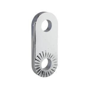 Footrest holder JAWA/ČZ 6mm knurled - chrome