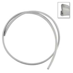 Front cover trim (breast) grey 1m