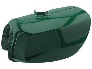 Simson Enduro Elektronic tank - painted green