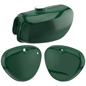 Tank + box lid Simson S51 Enduro - green