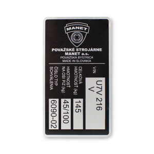 Korádo Super Maxi frame label - adhesive