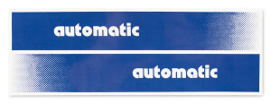 Carrier sticker automatic - Korádo blue set