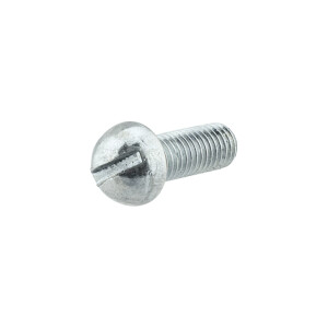 Screw M5x14 - half-round head - zinc