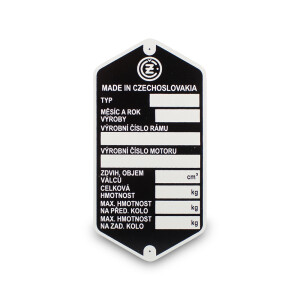 Frame label ČZ 471,472