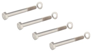 Simson S51 handlebar clamp screw set - stainless steel