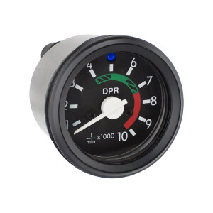 Tachometer Simson S51 - black frame (indicator light) - DPR
