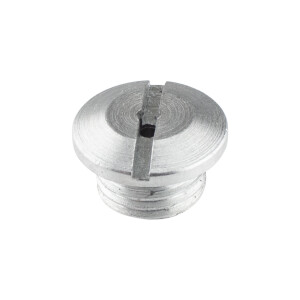 Oil filler plug with venting - metal