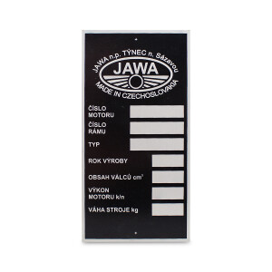 Jawa/Sadílek Frame Tag - Competition