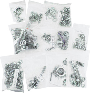 Set of screws complete motorcycle Jawa 250,350 SPORT - zinc - Czech Republic