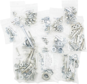 Set of screws for the entire motorcycle Jawa 125, 175 type 355, 356 - zinc - Czech Republic