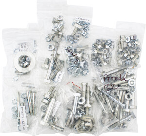 Set of screws complete motorcycle Jawa 350 Pérák - zinc - Czech Republic