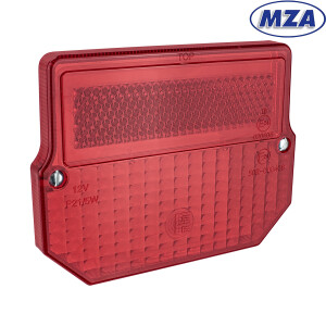 Rear light cover Simson SR50 (scooter) and MZ ETZ- red - MZA
