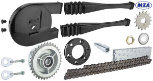 Chain set Simson S51 Z15/Z34 - MZA